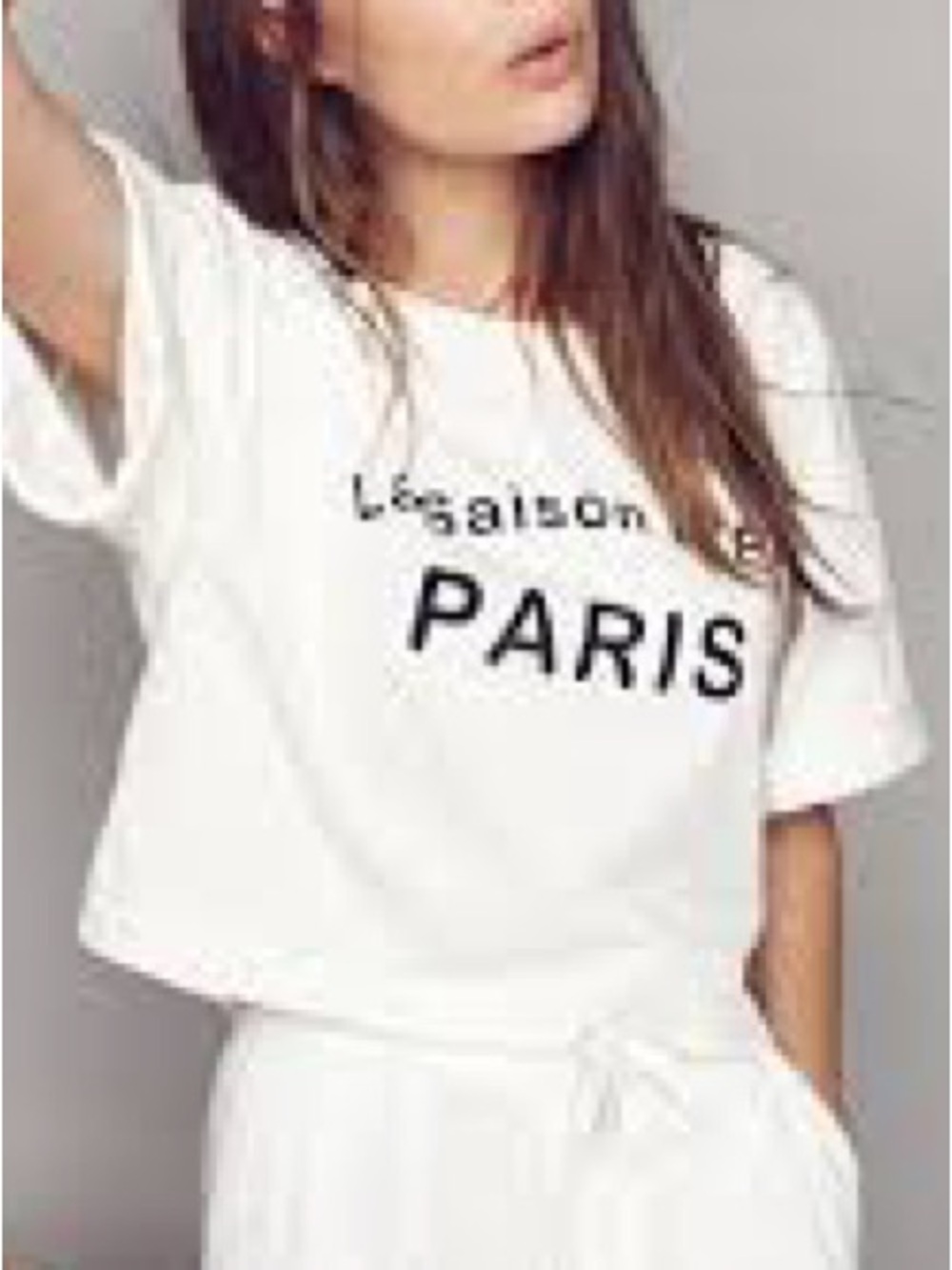 Madewell Paris Graphic Crop T-Shirt - White